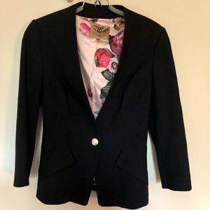 Ted Baker Black Blazer Size 1 (US 2)